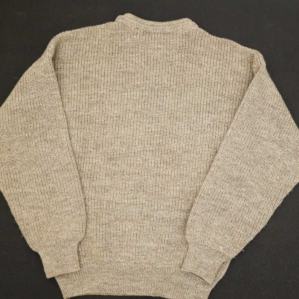 Vintage Gianfranco Ruffini Italy 3D Knit Grandpa Sweater Pattern Men's L 26Lx21W - Picture 5 of 9